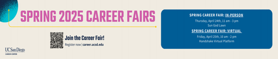 Learn more about how to register for our Spring 2025 Career Fair!